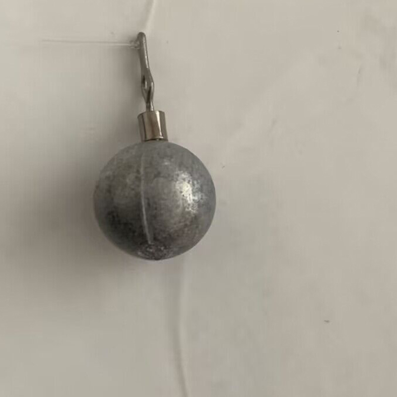 Spherical lead drops